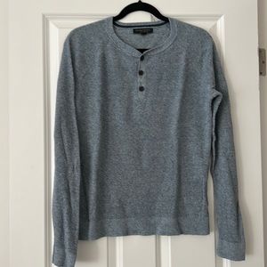 Banana Republic silk linen knit henley